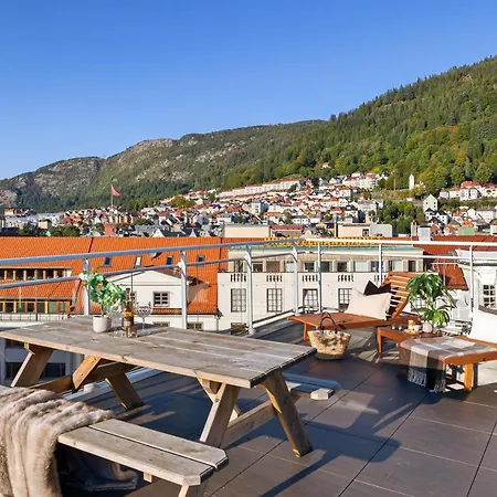 2 Min To Bryggen - Rooftop - Office With 49