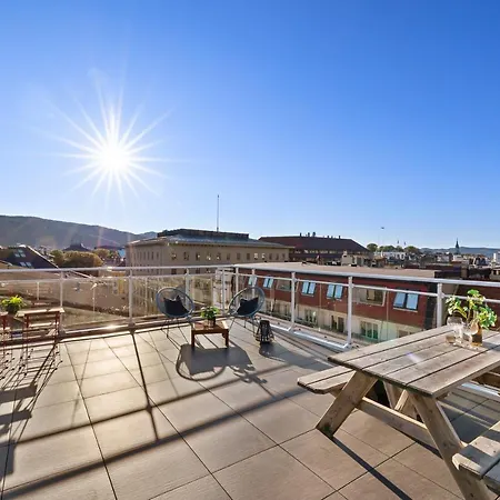 2 Min To Bryggen - Rooftop - Office With 49