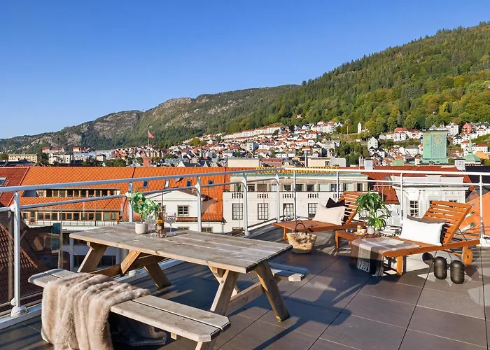 2 Min To Bryggen - Rooftop - Office With 49