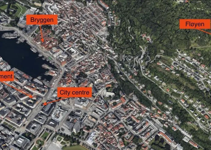 2 Min To Bryggen - Rooftop - Office With 49